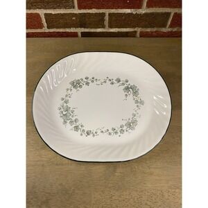 Corelle Callaway Green Ivy Oval Serving Platter 12 1/4"x 10" USA